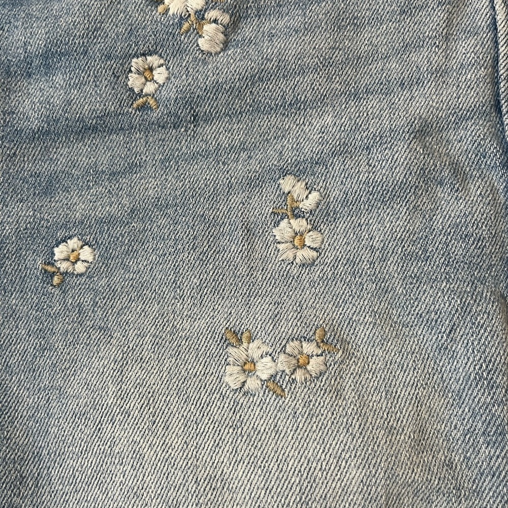 Abercrombie & Fitch Boho Floral Skinny Ankle Jeans - Women’s 25 / 0 Regular - Picture 4 of 11